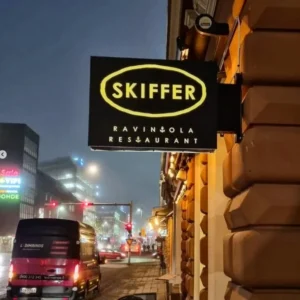 Skiffer kisälli valomainos